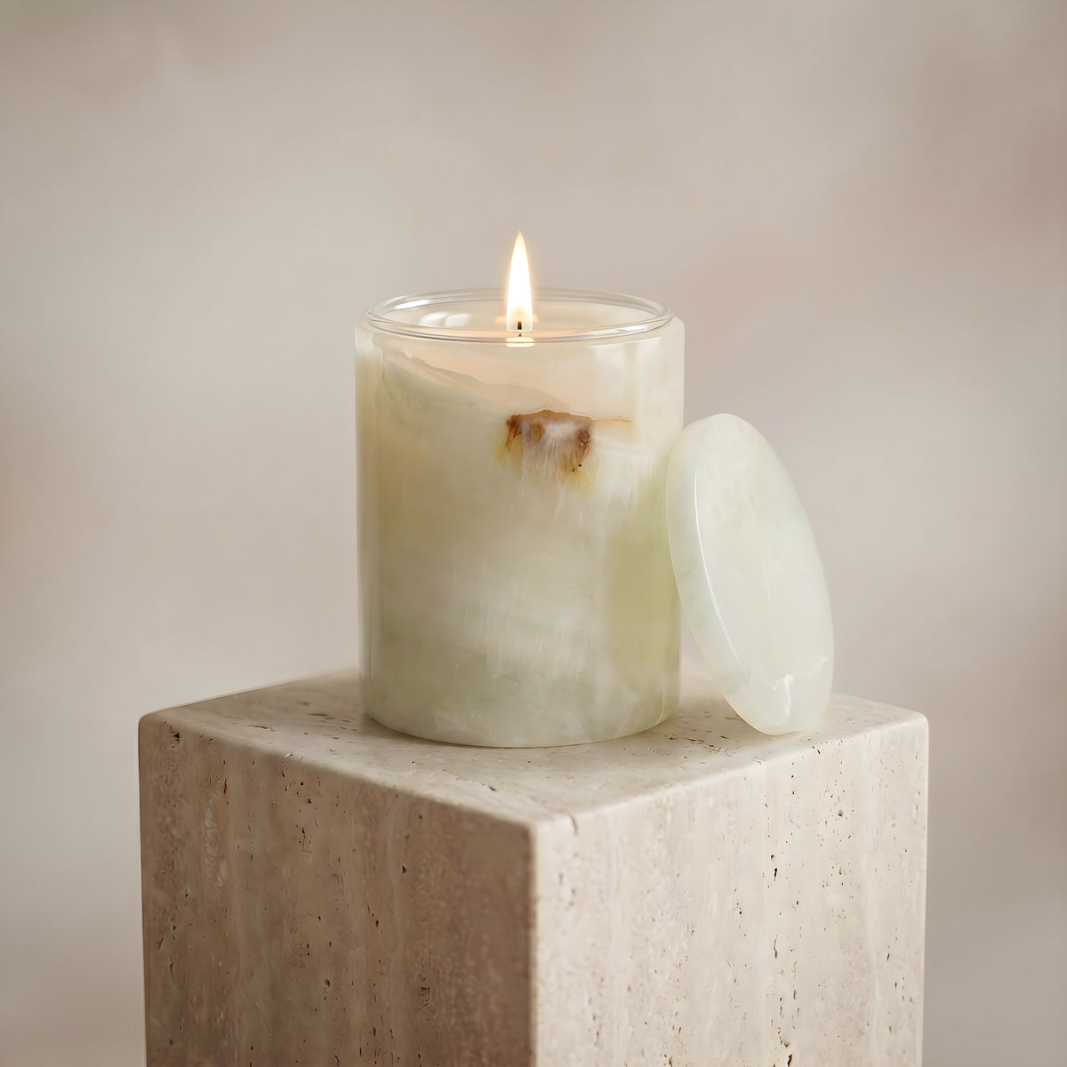 Bianco Onyx – Genopfyldeligt Duftlys